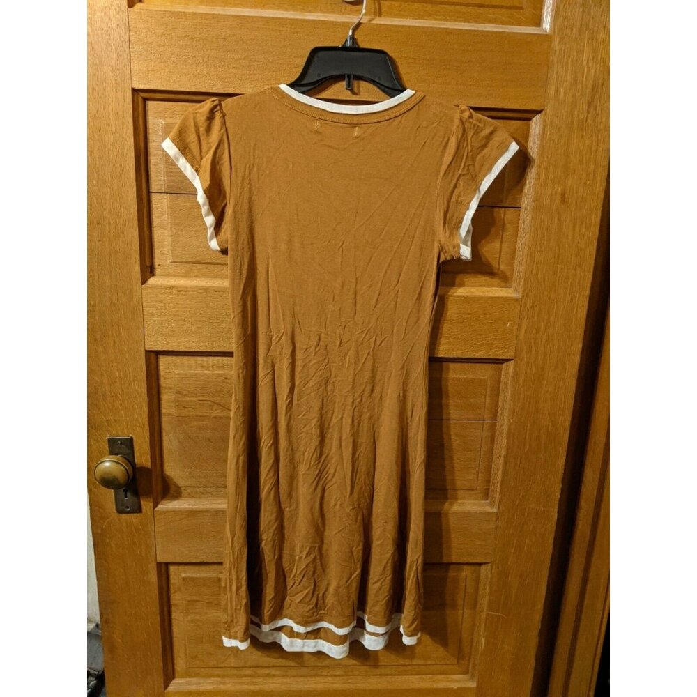 Catwalk Studio Shirt Dress Size S Brown T-shirt Modest Womens - Picture 2 of 4